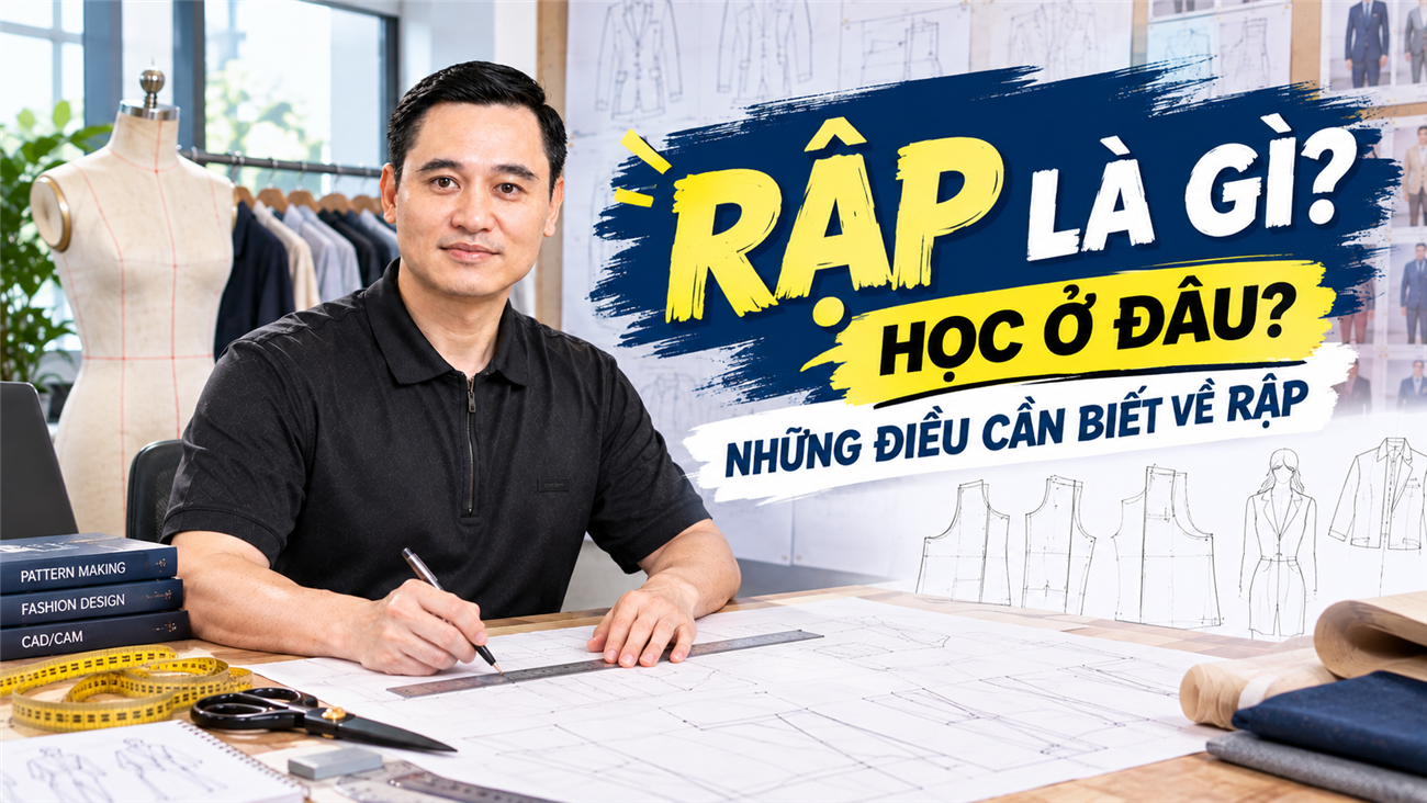 Thiết kế rập là gì, Học thiết kế rập ở đâu? Những điều cần biết về RẬP...
