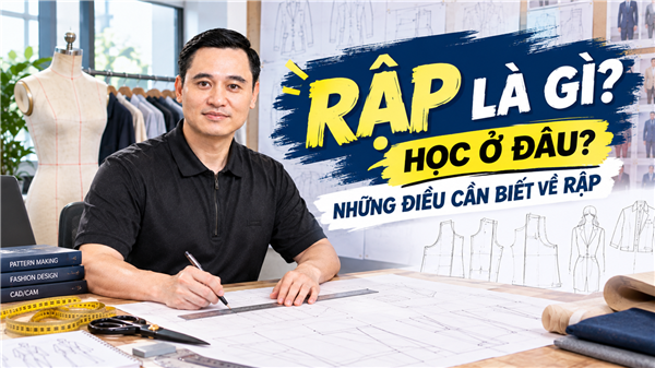 Thiết kế rập là gì, Học thiết kế rập ở đâu? Những điều cần biết về RẬP...