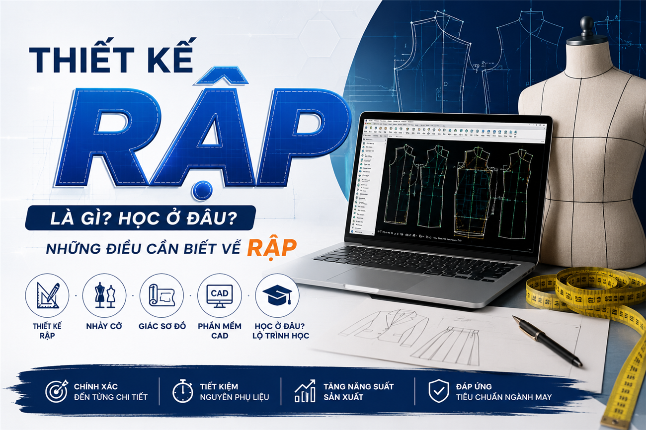 Thiết kế rập là gì, Học thiết kế rập ở đâu? Những điều cần biết về RẬP...