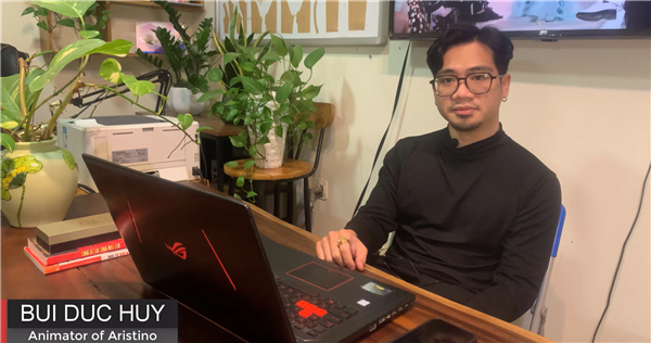 Mr Đức Huy làm việc tại Aristino