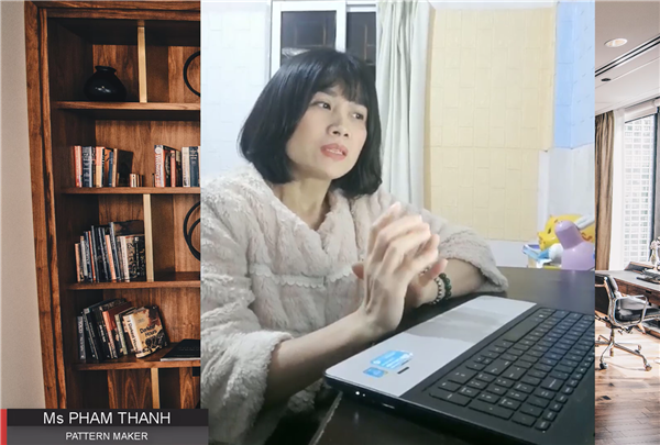 Ms Thanh Phạm làm việc tại Hà Nội