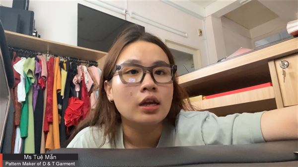 Học viên Tuệ Mẫn D&T Garment