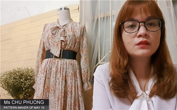 Ms Chu Phượng làm việc tại công ty May 10