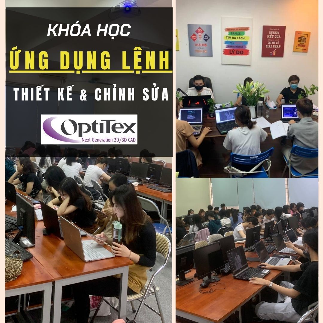 Khóa học ứng dụng lệnh THIẾT KẾ và CHỈNH SỬA RẬP trên phần mềm OPTITEX 