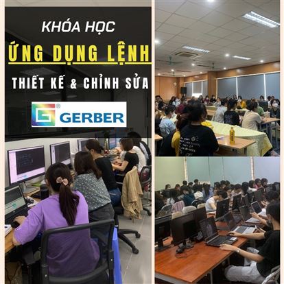 Khóa học ứng dụng lệnh THIẾT KẾ và CHỈNH SỬA RẬP trên phần mềm GERBER ACCUMARK
