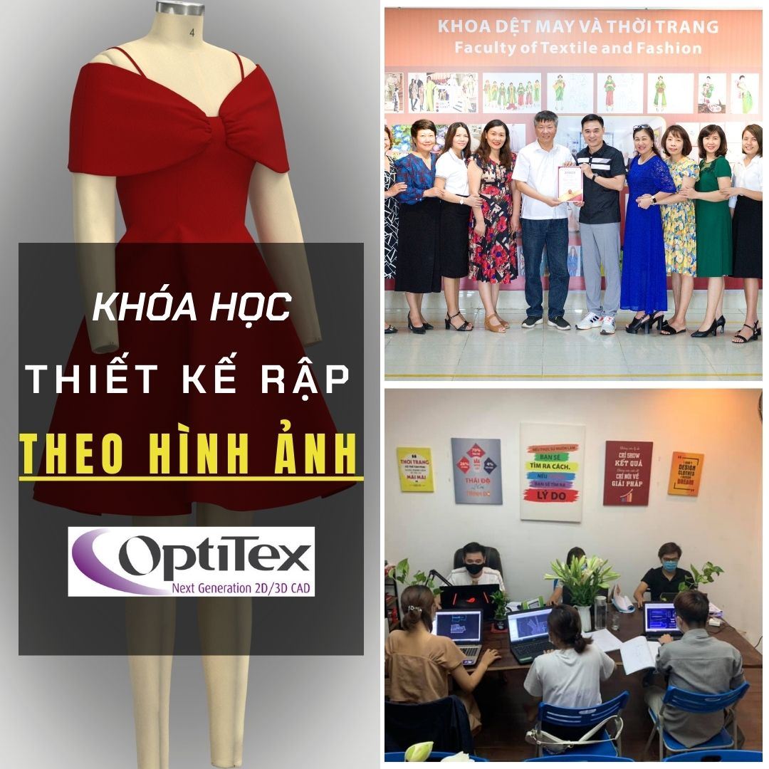 Khóa học thiết kế rập thời trang nữ theo hình ảnh trên phần mềm Optitex