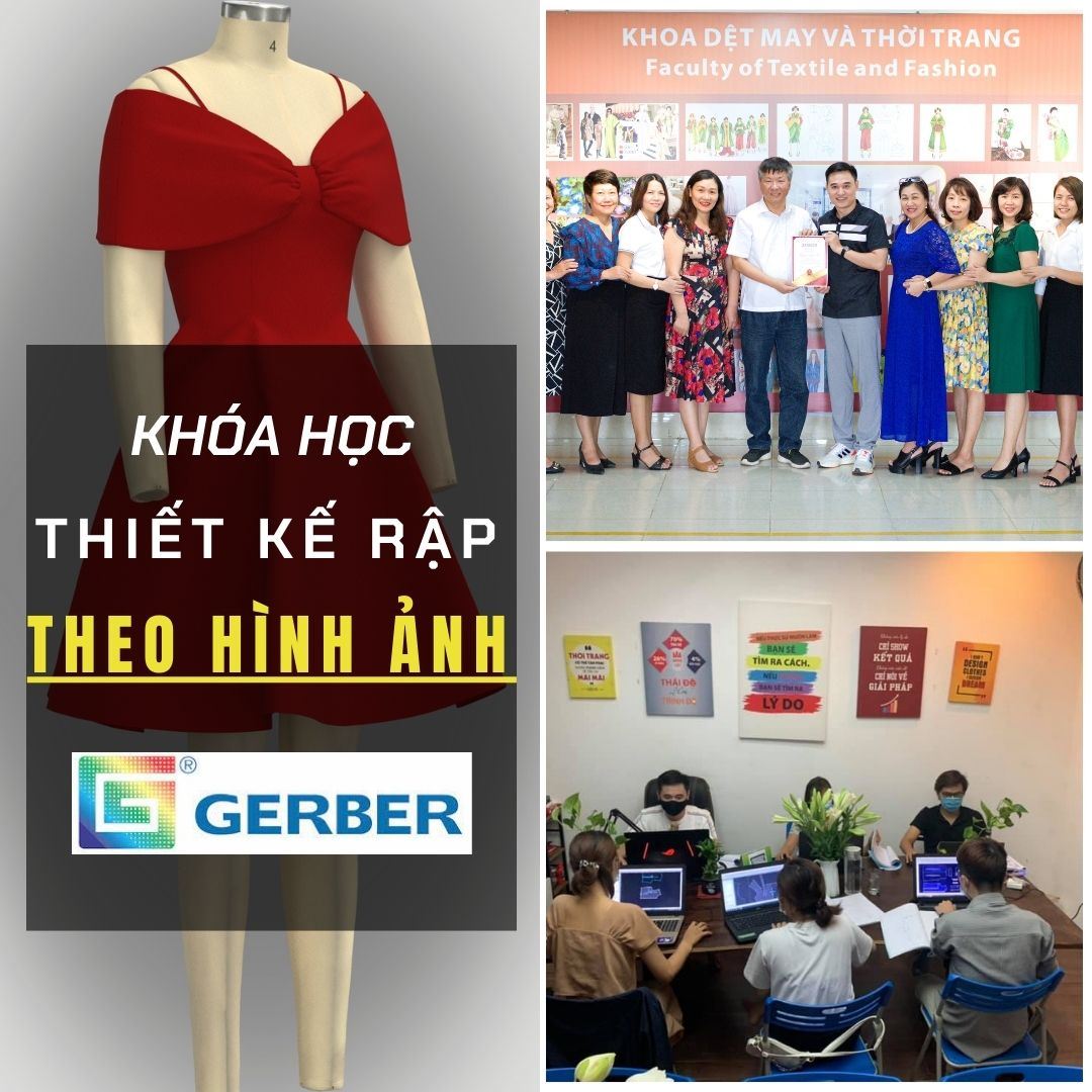 Khóa học thiết kế rập thời trang nữ theo hình ảnh trên phần mềm Gerber AccuMark