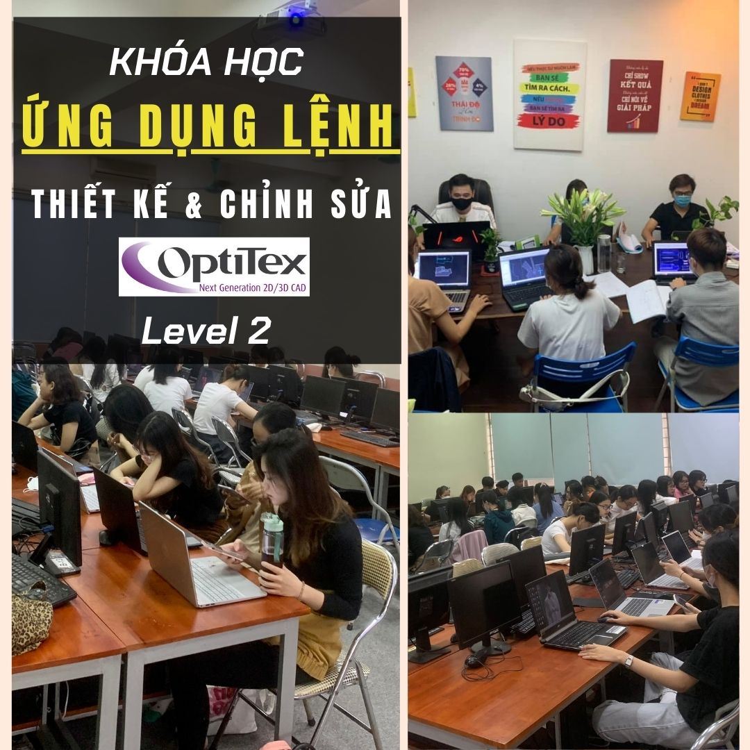 Khóa học ứng dụng lệnh THIẾT KẾ và CHỈNH SỬA RẬP trên phần mềm OPTITEX 