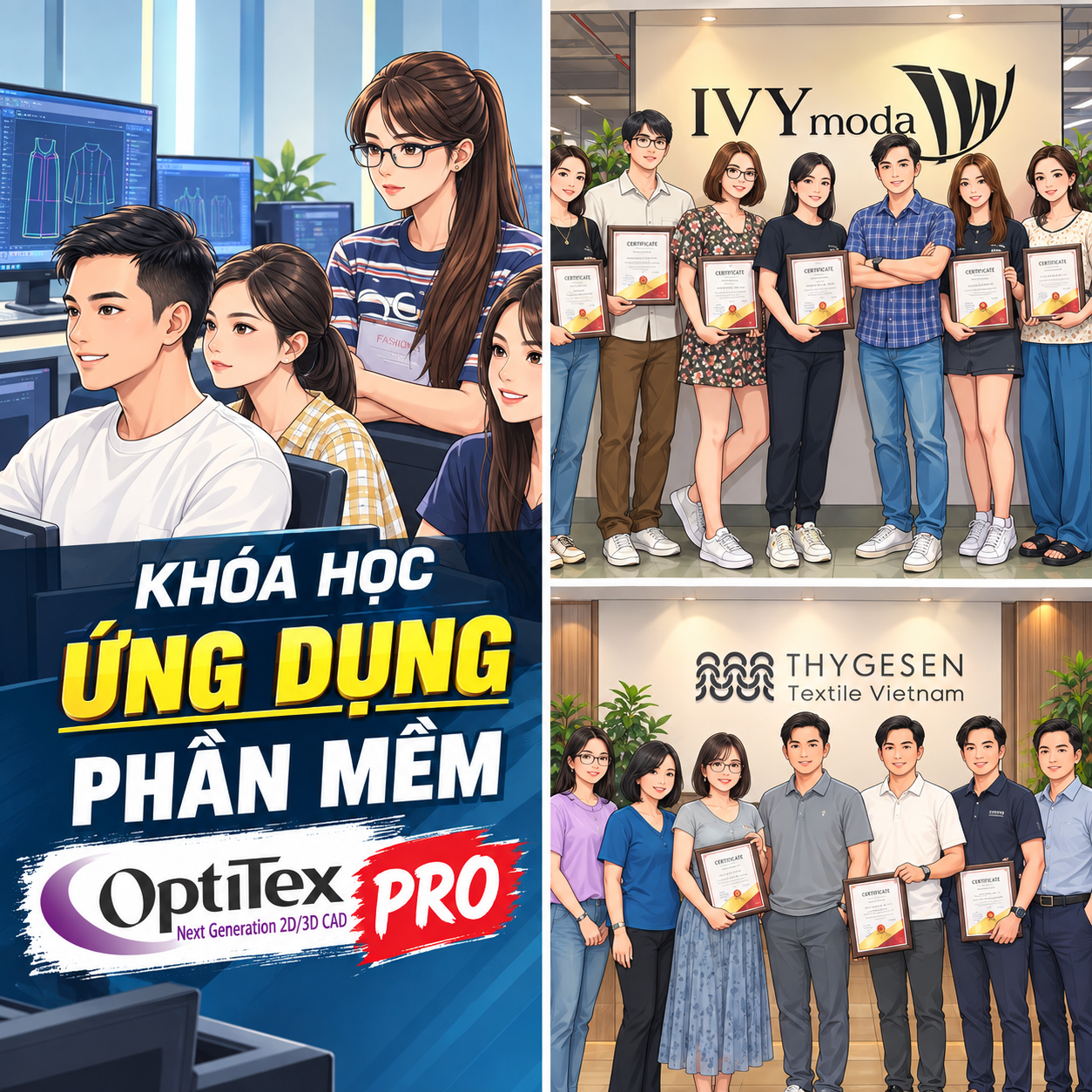 Khóa học ỨNG DỤNG phần mềm OPTITEX PRO