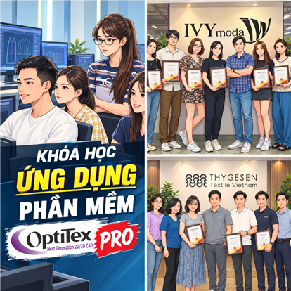 Khóa học ỨNG DỤNG phần mềm OPTITEX PRO