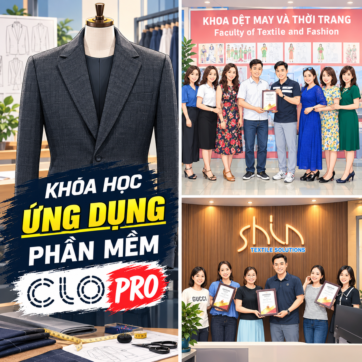 Khóa học ỨNG DỤNG phần mềm CLO3D PRO