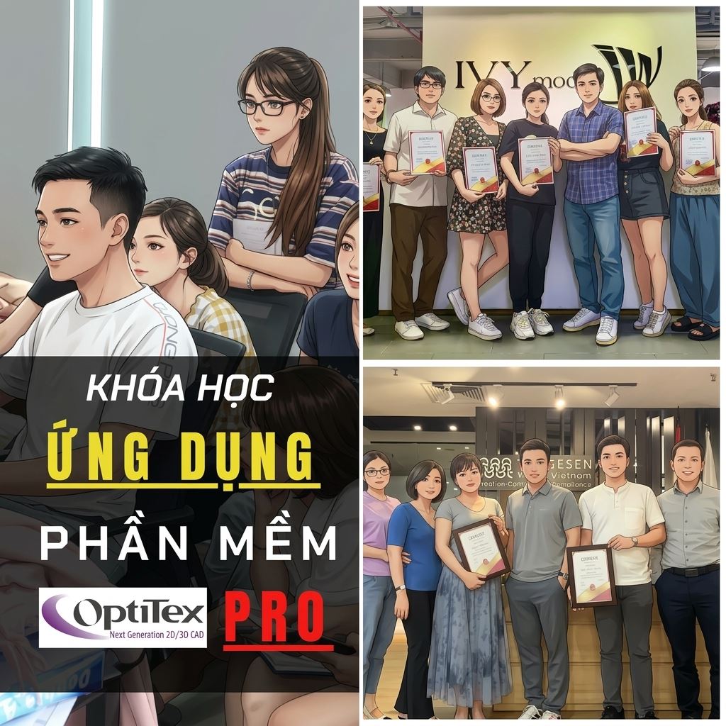 Khóa học ỨNG DỤNG phần mềm OPTITEX PRO